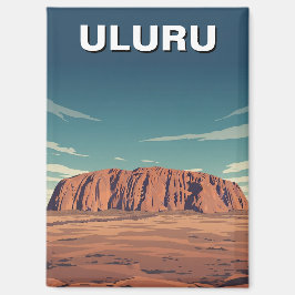 Uluru Australia Travel Magnet