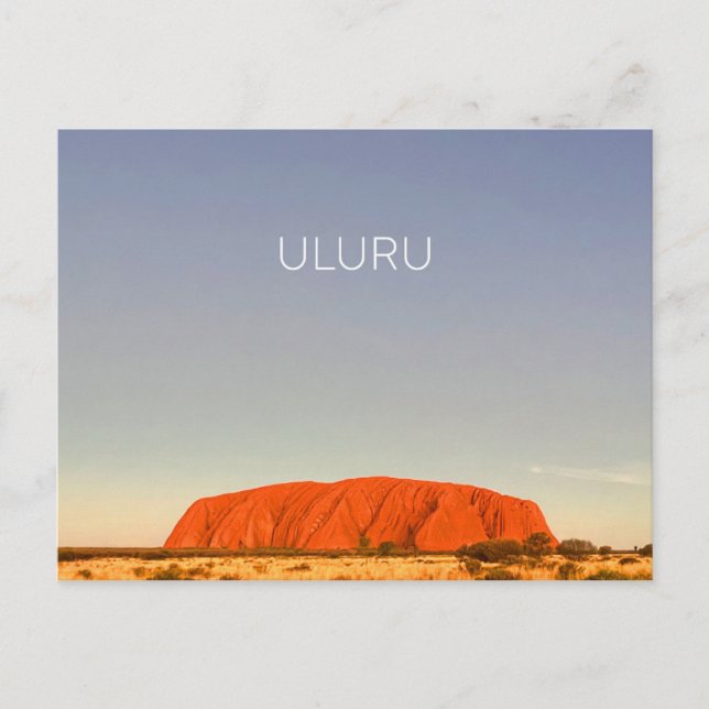 Uluru, Australien Postkarte (Vorderseite)