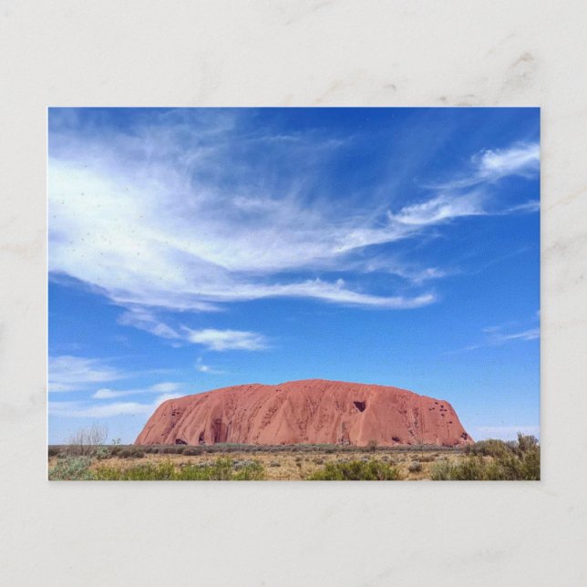 Uluru Australien Postkarte (Vorderseite)