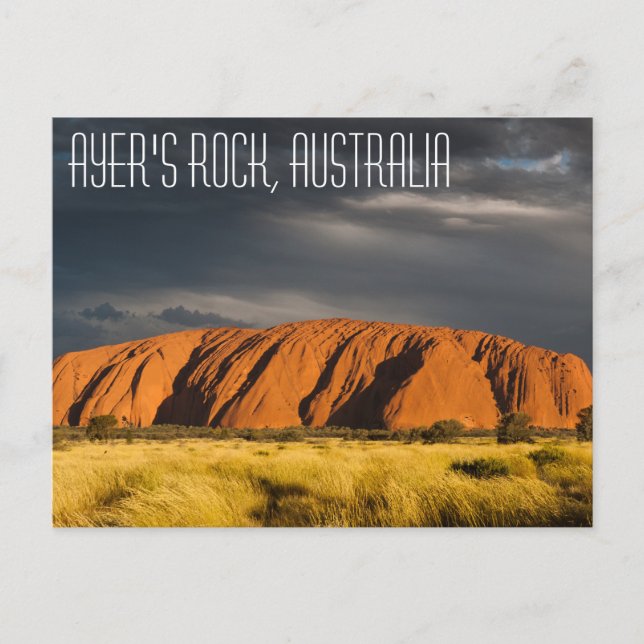 Uluru (Ayer's Rock), Australien ​ Postcard Postkarte (Vorderseite)