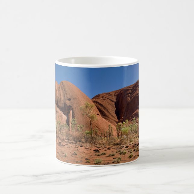 Uluru Ayers Rock Closeup Panorama Kaffeetasse (Mittel)