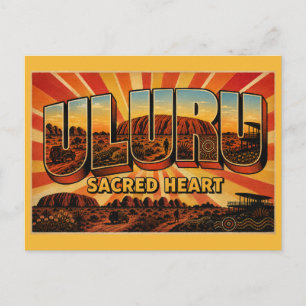 Uluru-Kata Tjuta Heiliges Herz Australiens Postkarte
