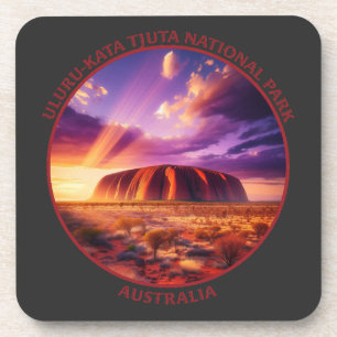 Uluru-Kata-Tjuta-Nationalpark, Australien Getränkeuntersetzer