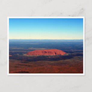 Uluru oben postkarte
