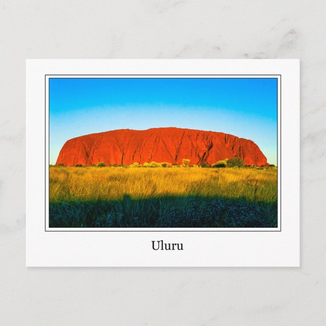 Uluru Postcard Postkarte (Vorderseite)