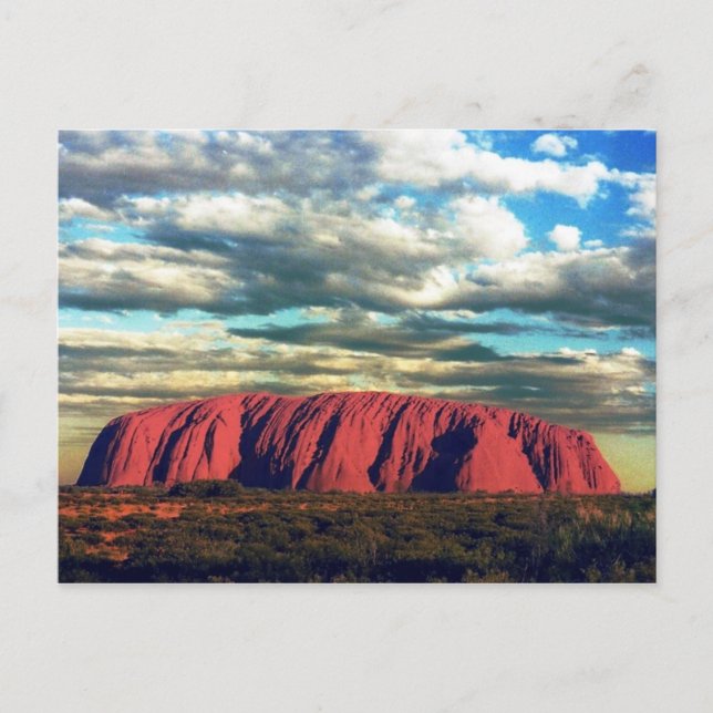 Uluru Postkarte (Vorderseite)