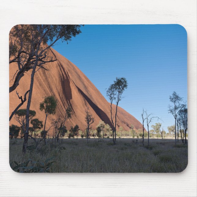 Uluru und Wüste schlicht Mousepad (Vorne)