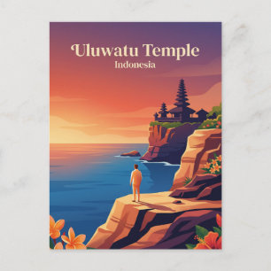 Uluwatu-Tempel Indonesien Postkarte