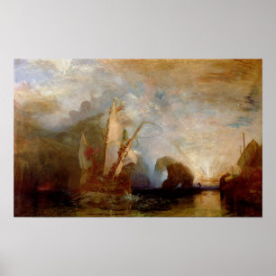 Ulysses Deriding Polyphemus, 1829 Poster