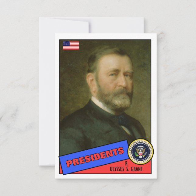 Ulysses S. Grant Baseball Card (Vorderseite)