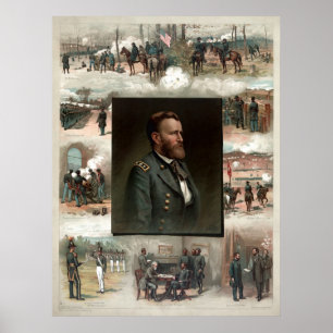 Ulysses S. Grant Montage Poster