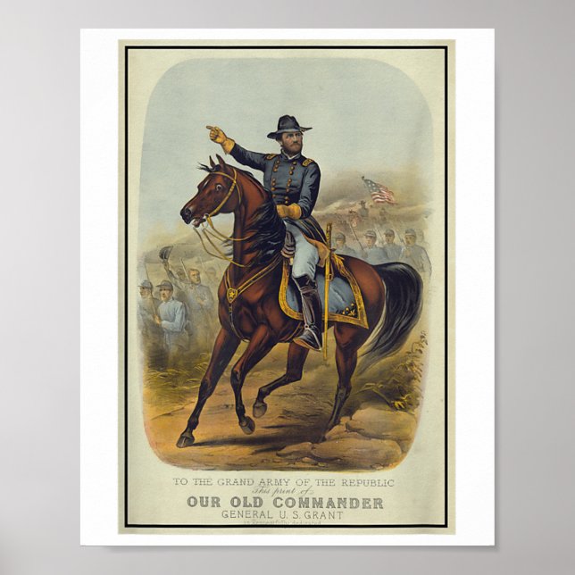 Ulysses S. Grant on Horseback Poster (Vorne)