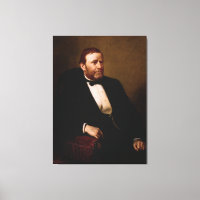 ULYSSES S. GRANT Portrait von Henry Ulke Print