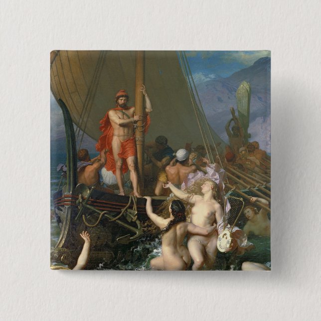 Ulysses und die Sirenen 2 Button (Vorderseite)
