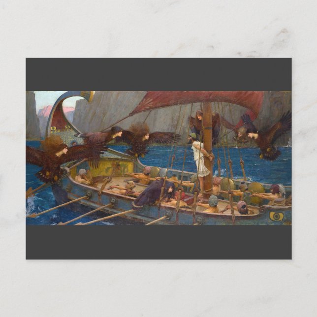 Ulysses und die Sirens von J.W. Wasserhaus Postkarte (Vorderseite)