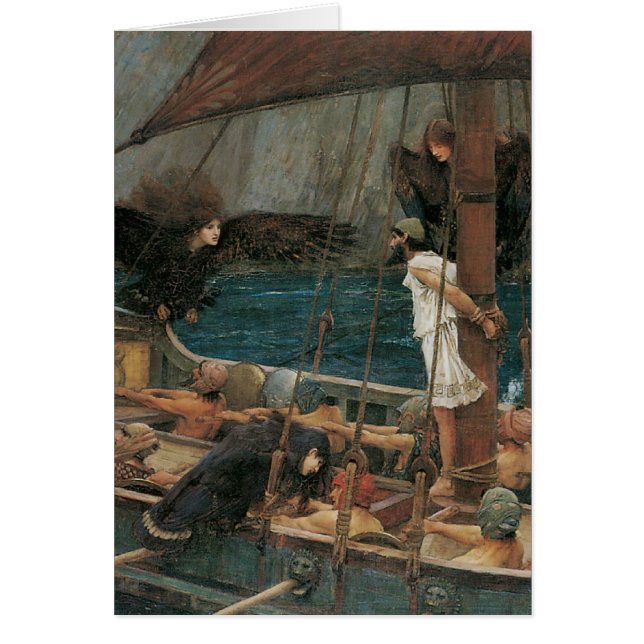 Ulysses und die Sirens von John William Waterhouse (Vorne)