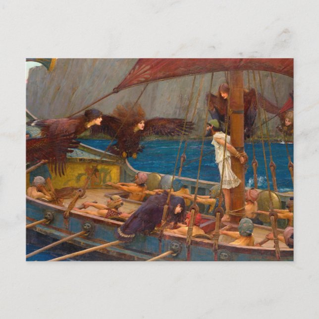 Ulysses und Sirens Postkarte (Vorderseite)