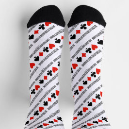 Um beim Bridgespiel zu gewinnen, muss man der Spie Socken