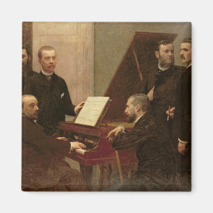Um das Klavier 1885 Magnet