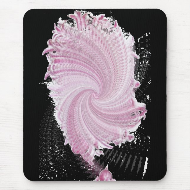 um das Rosa Mousepad (Vorne)