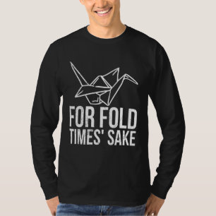 Um der Falschzeit willen Puppe für einen Origami-M T-Shirt