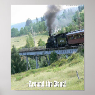 Um die Biegung Poster
