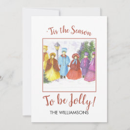 Um ein fröhlicher Weihnachtslieder zu werden Feiertagskarte