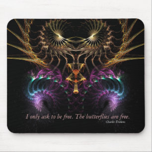 Um frei zu sein.. Zitat Mousepad