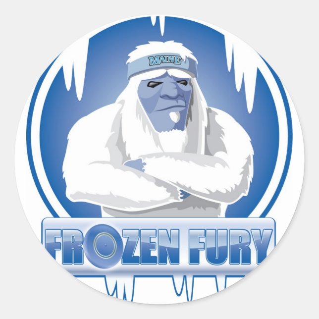 UM_Frozen_Fury Runder Aufkleber (Vorderseite)