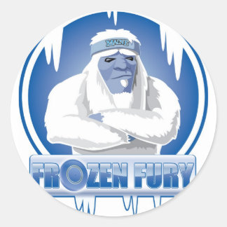 UM_Frozen_Fury Runder Aufkleber