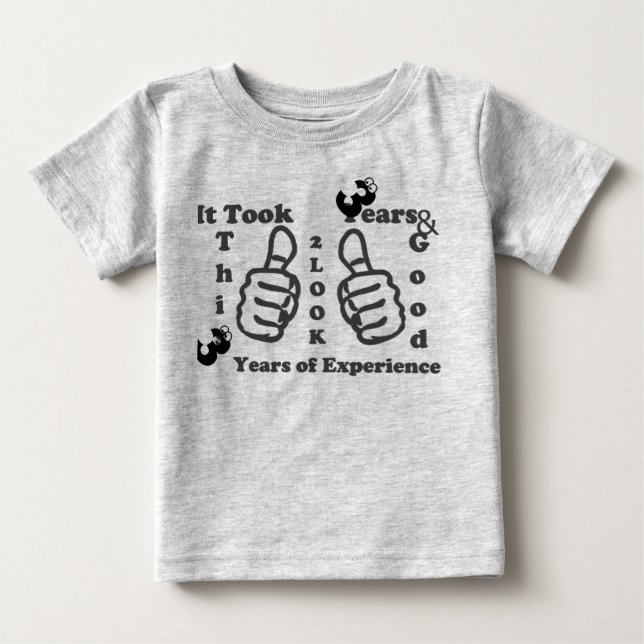Um gut aussehen Hakuna Matata es dauerte 3 Jahre T Baby T-shirt (Vorderseite)