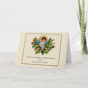 Um Ihnen eine schöne und fröhliche Weihnachtsblase Feiertagskarte