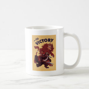 Um Kanada zu siegen - Propagandakampagne des Krieg Kaffeetasse