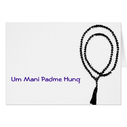 Um Mani Padme Hung - Karte