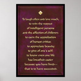 Um oft zu lachen... drucken. poster