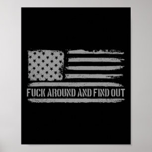 Um und erfahren Sie die amerikanische Fahne 4. Jul Poster