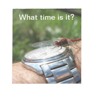 Um wie viel Uhr ist es? Notizblock