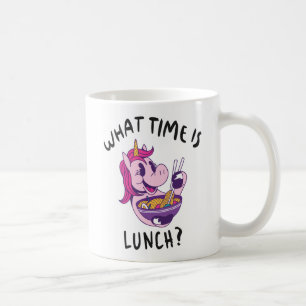 Um wie viel Uhr Mittag ist Kaffeetasse