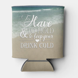 Um zu warten, um kalte Hochzeiten am Strand Behalt Dosenkühler