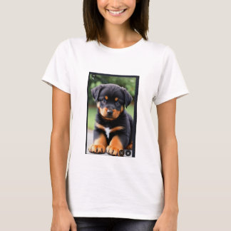 Uma camiseta Feminina gola canoa simples  T-Shirt