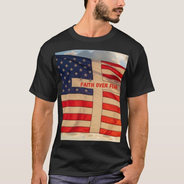 Uma nação de fé  T-Shirt (Vorderseite)