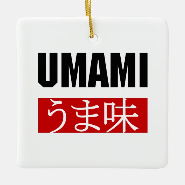UMAMI う ま 味 KERAMIKORNAMENT (Vorderseite)