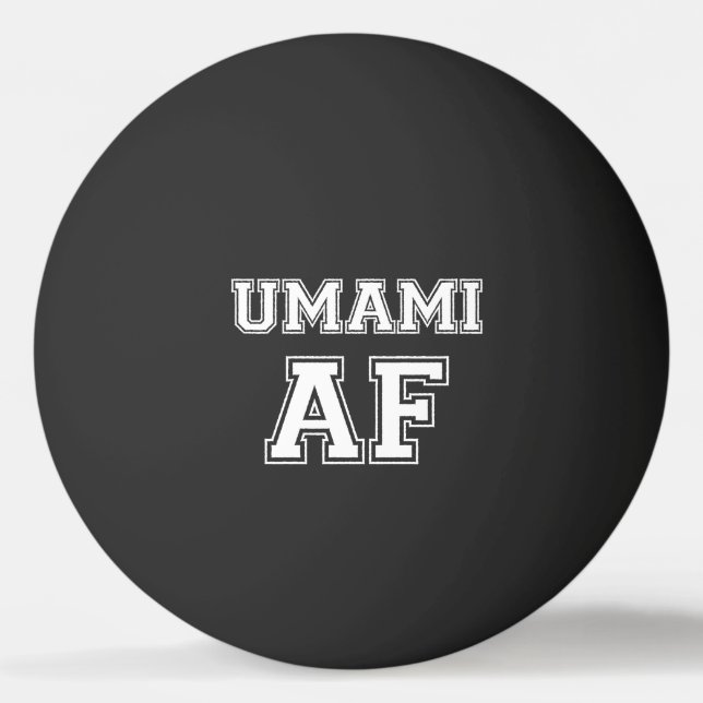 UMAMI AF PONG BALL TISCHTENNISBALL (Vorderseite)