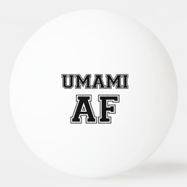 UMAMI AF TISCHTENNISBALL (Vorderseite)