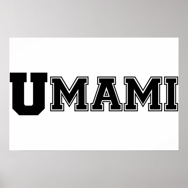 UMAMI COLLEGE POSTER (Vorne)