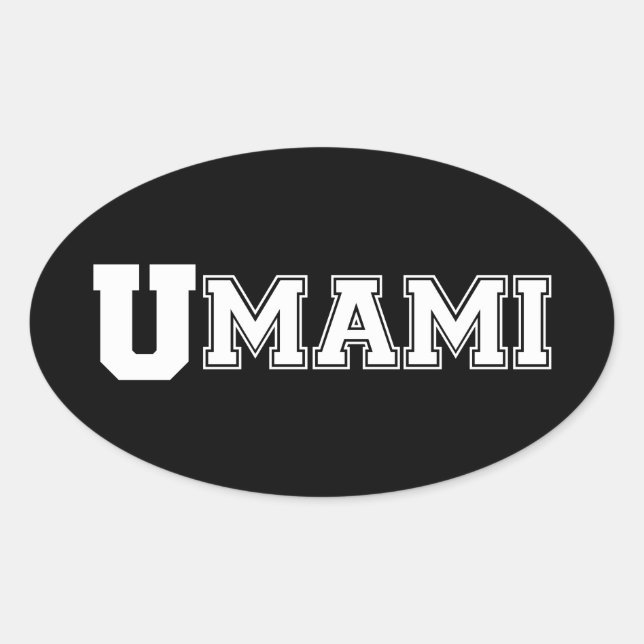 UMAMI UNI OVAL STICKER (Vorderseite)