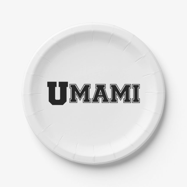 UMAMI-UNI PAPPTELLER (Vorderseite)