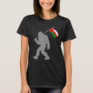 Uman- oder Omani-Flagge auf der Oman-Flagge T-Shirt