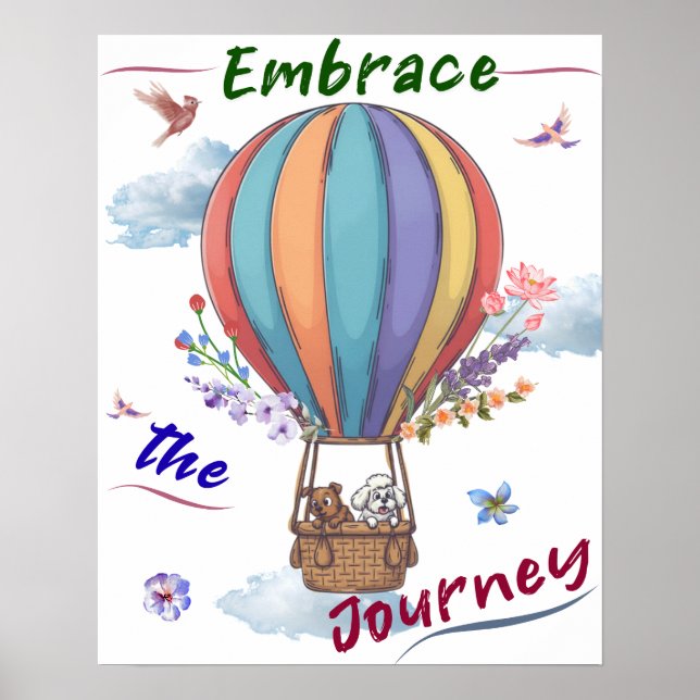 Umarm das Reise-Poster Poster (Vorne)