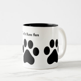 Umarm dein Haustier Zweifarbige Tasse